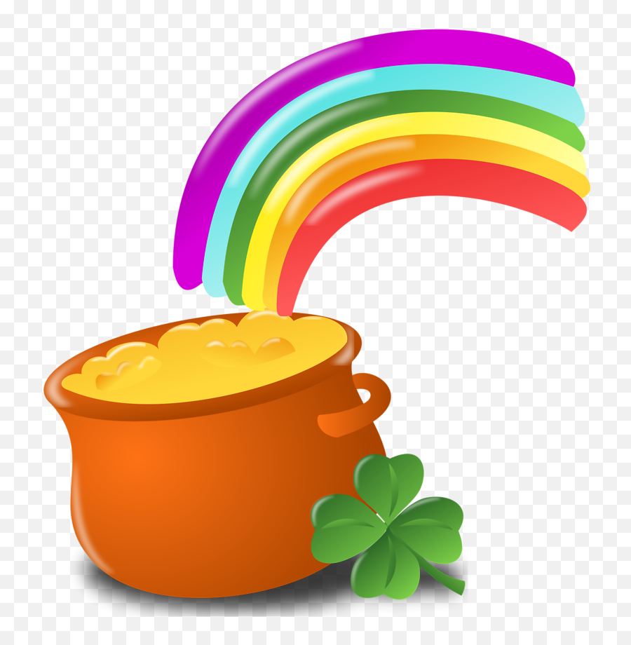 Pot Of Gold Clipart No Background Clipartfest 2 - Wikiclipart St Patricks Day Png,Gold Transparent Background