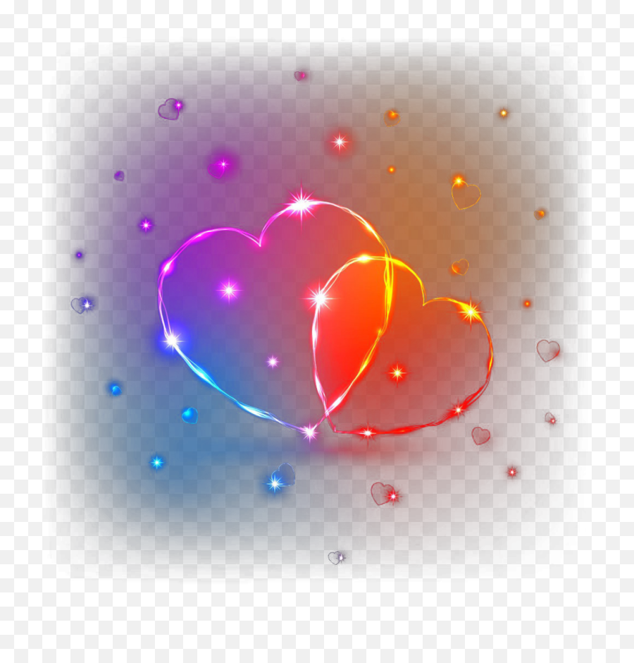 Glowing Heart Png Image Free Download - Love Heart Images Hd,Love Heart Png