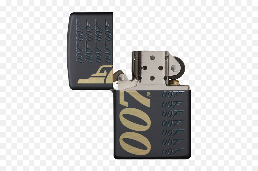 Download Zippo Eagle Flag Brushed Chrome Windproof Lighter - James Bond Png,Lighter Png