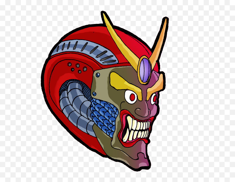Download Tribal Robot Head - Cartoon Png Image With No Illustration,Robot Head Png