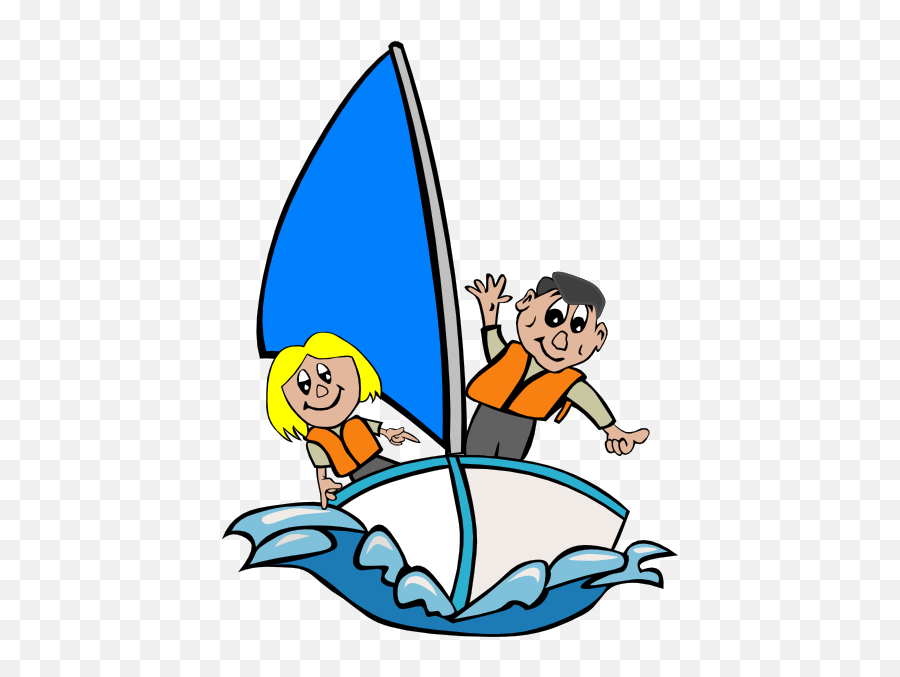 Kids In Sailboat Png Clip Arts For Web - Clip Arts Free Png Sailboat With People Clipart,Sailboat Png