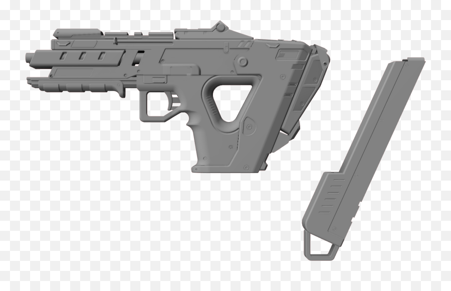 Titanfall 2 Alternator Smg - 3d Model For 3d Album On Imgur Titanfall 2 Alternator 3d Model Png,Titanfall 2 Logo Png