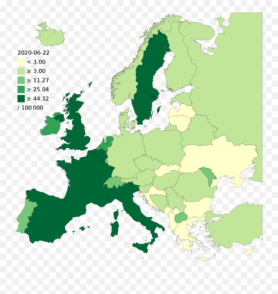 2020 Coronavirus Pandemic In Europe - Wikipedia Covid Europe Png,Europe Map Png