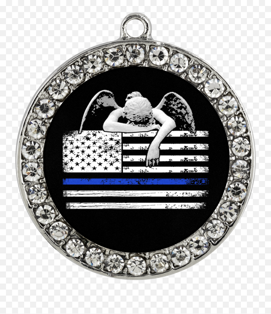 Weeping Angel Thin Blue Line Flag Lock - Vatican Museums Png,Thin Blue Line Png