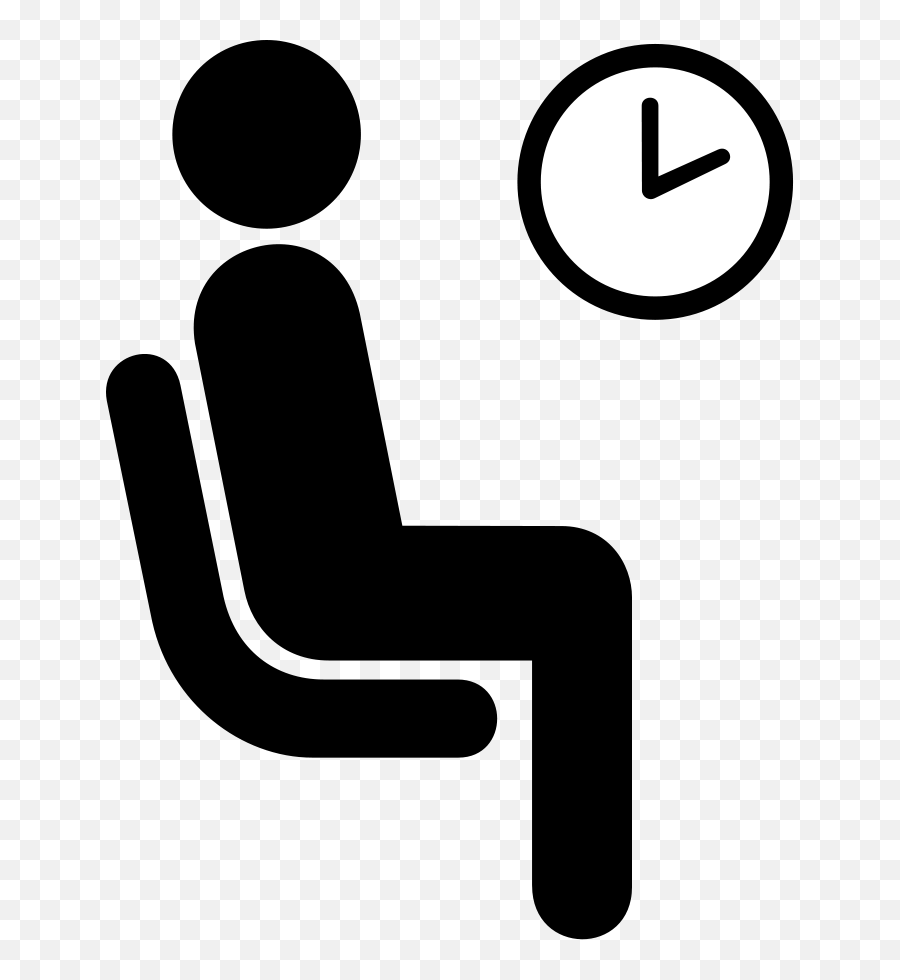 The Adventure Called Job Interview - Waiting Icon Full Person Sitting Clip Art Png,Interview Icon Png