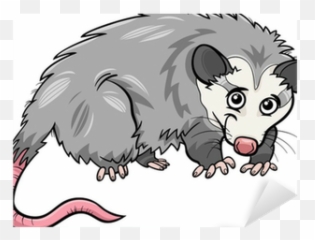 Opossum Animal Cartoon Illustration Sticker U2022 Pixers We Live To Change - Opossum Cartoon Png,Opossum Png
