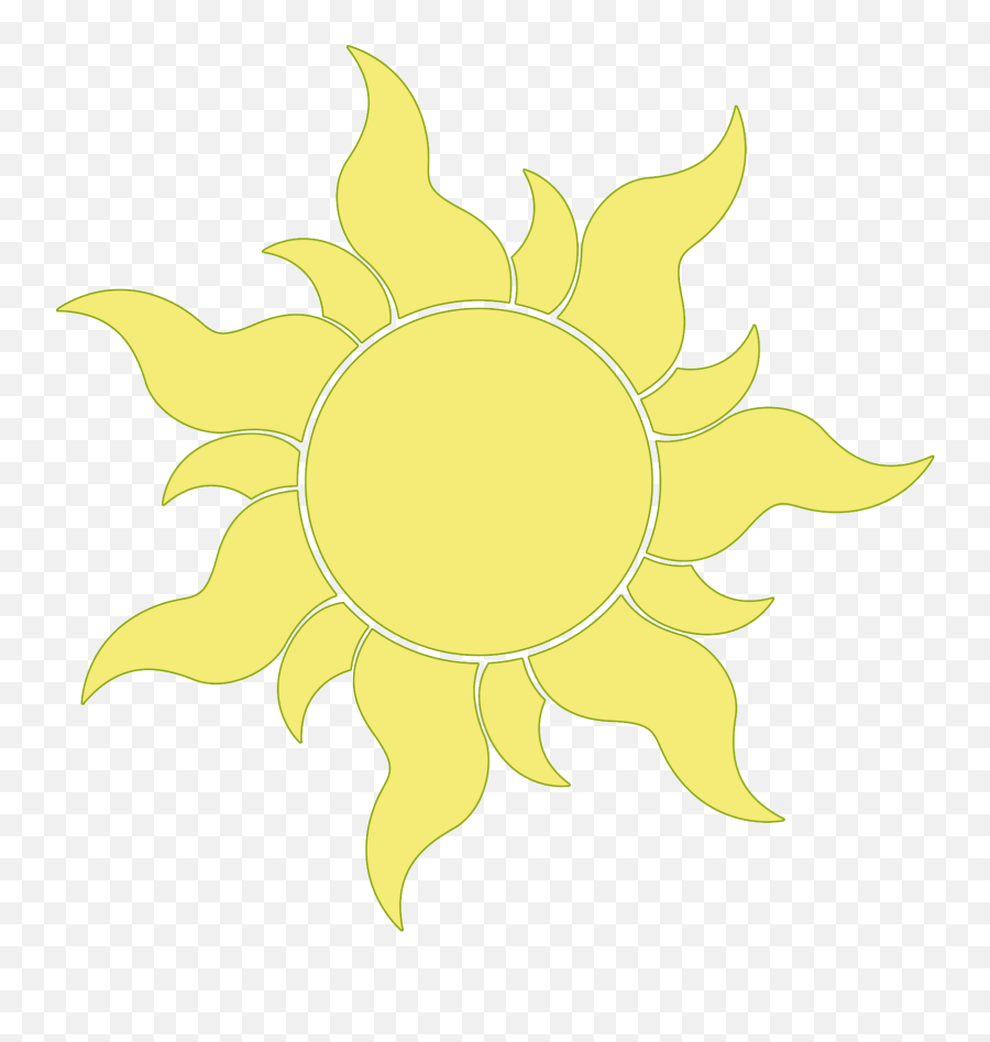 Download Sun Tangled Clipart - Tangled Sun Full Size Png Rapunzel Sun,Sun Png Image