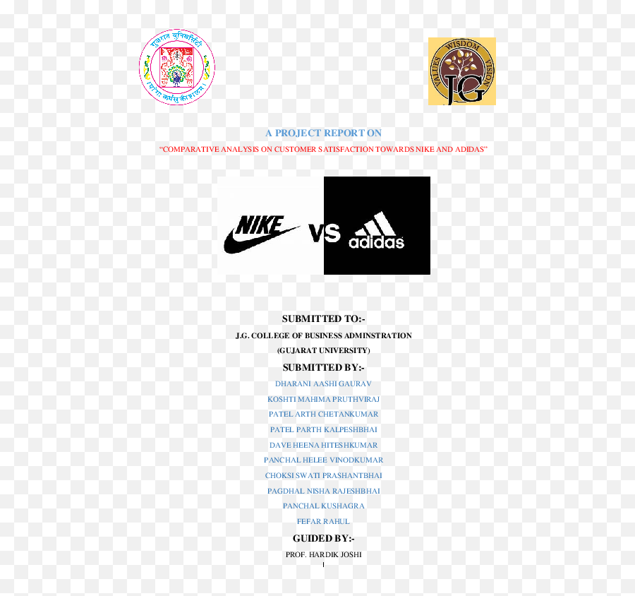 Pdf A Project Report - Graphics Png,Small Nike Logo