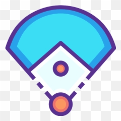 Baseball Field Png Icon - Clip Art