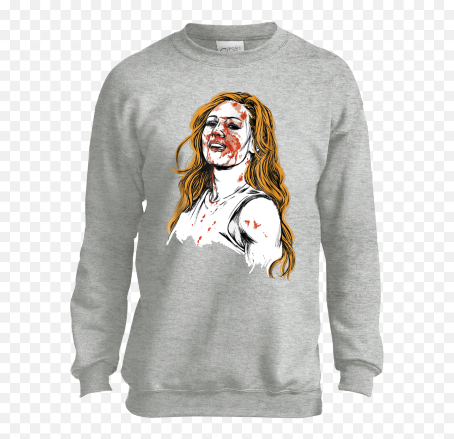 Becky - Lynch Theman T Shirt Pc90y Port And Co Youth Thrasher Skate Outlaw Pin Png,Becky Lynch Png