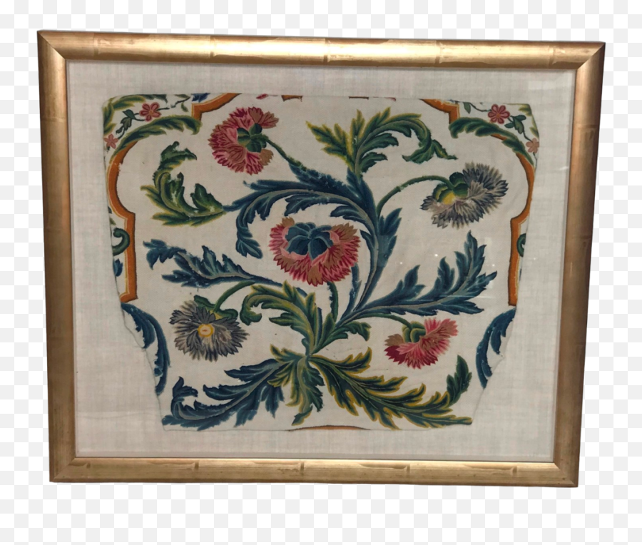 Early 19th Century Italian Tapestry Remnant In Custom Frame U2014 Wolf Hall Antiques - Picture Frame Png,Tapestry Png