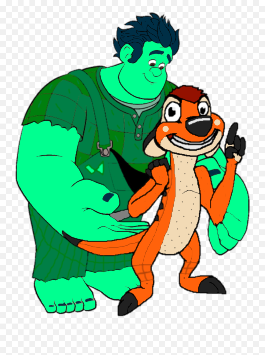 Music Quiz Free - Timon And Pumbaa Wreck It Ralph Characters Art Png,Pumba Png
