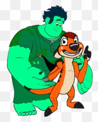 Music Quiz Free - Timon And Pumbaa Wreck It Ralph Characters Art Png,Pumba Png