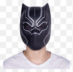 Download Black Panther Costume - Black Panther Masker Png,Black Panther Mask Png