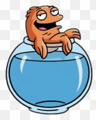American Dad Character Klaus The Fish - Klaus American Dad Png,Cartoon Fish Png