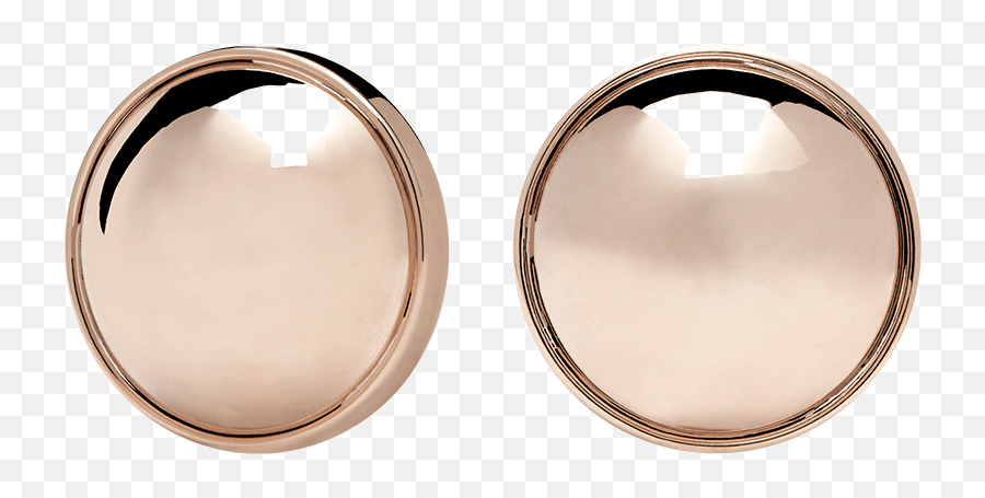 Dana Rose Gold Earrings - Boucle D Oreille Ronde Transparente Png,Rose Gold Png