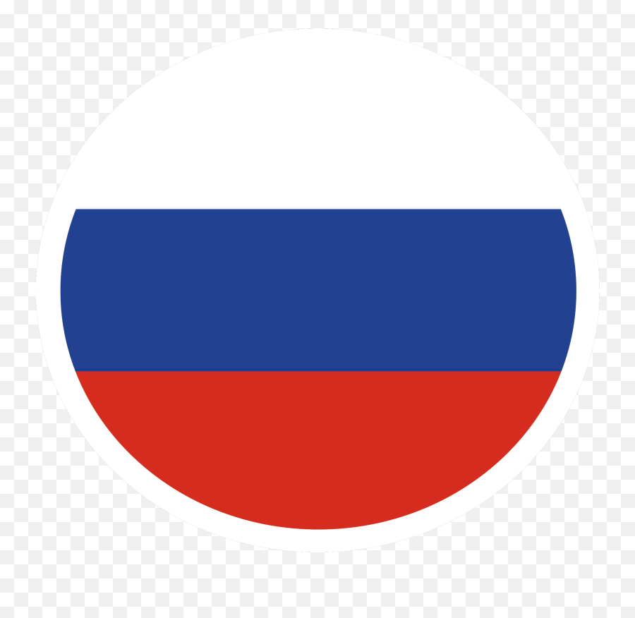 Flag Of Russia South Korea Clip Art - Russia Png Transparent Russia Flag Circle,South Korea Flag Png