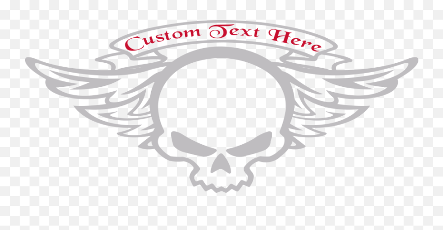 Motorcycle Trailer Custom Graphics - Harley Davidson Logo Wings Png,Victory Motorcycles Logo