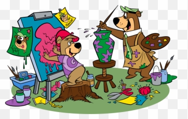 Jellystone Camp - Yogi Bear Painting Png,Yogi Bear Png
