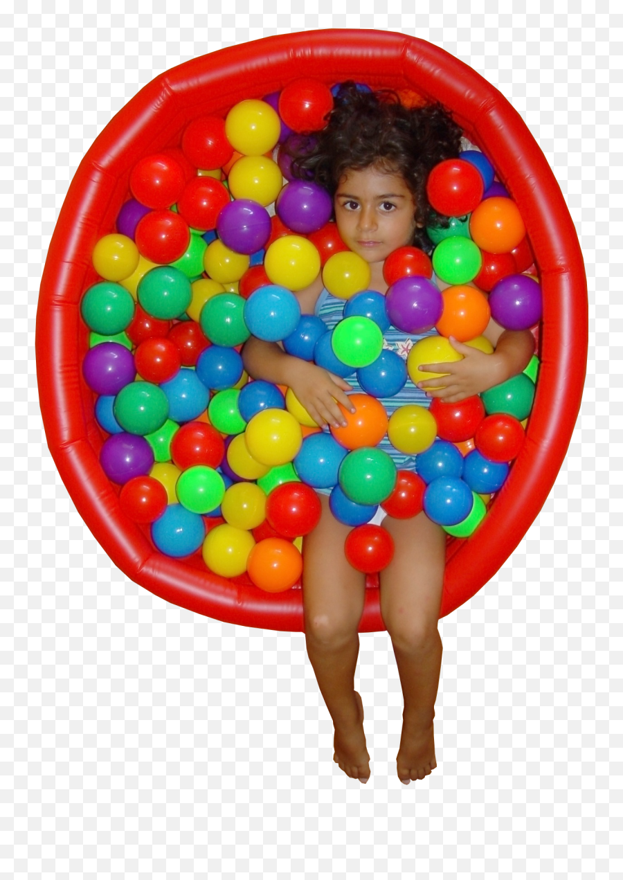 3year Old Girl Ball Pit 01473 - Ball Pit Png,Pit Png