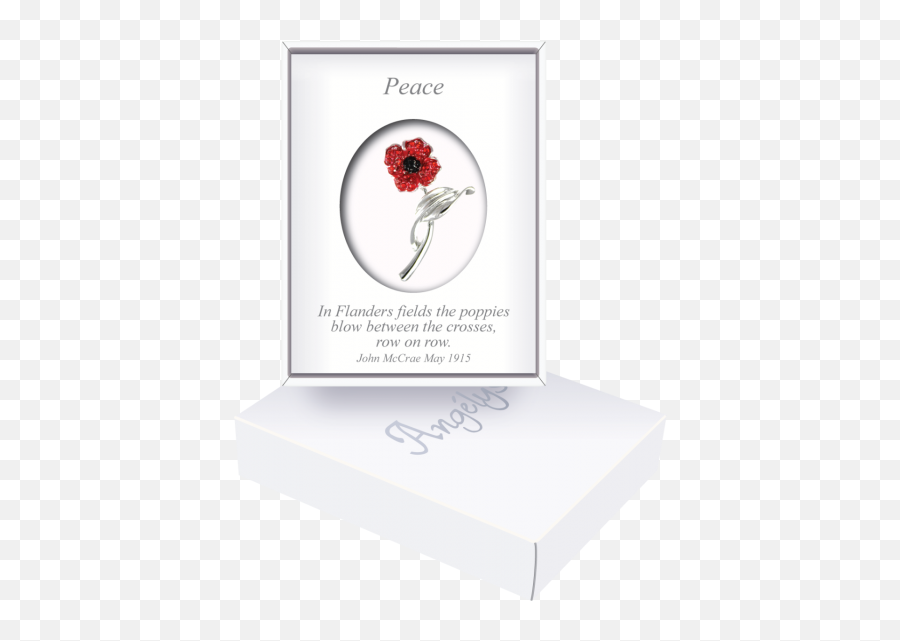 Pave Crystal Poppy - Picture Frame Png,Poppies Png