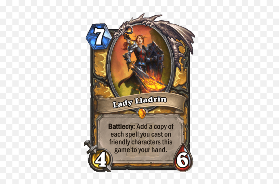 New Paladin Legendary Card Revealed - Lady Liadrin News Lady Liadrin Hearthstone Png,Paladins Icon