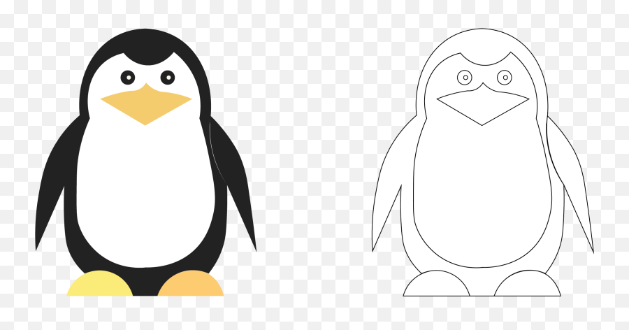 Penguins Coloring Kids Vector - Soft Png,Penguins Icon