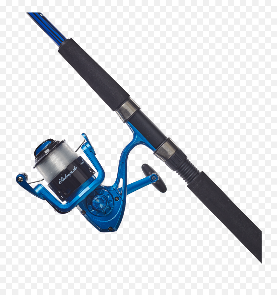 Shakespeare Tiger Spinning Rod U0026 Reel Combo Pack Blue - Tiger Fishing Rod Png,Fishing Pole Icon