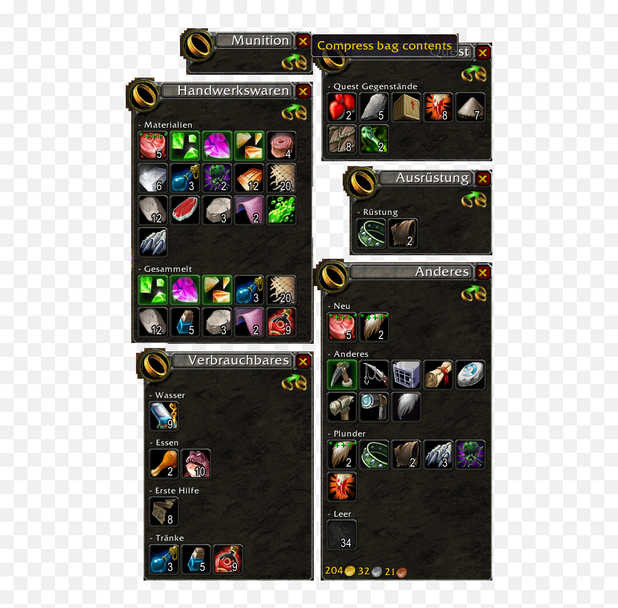 My Wow Setup - Language Png,Wow Addon Show Time On Icon