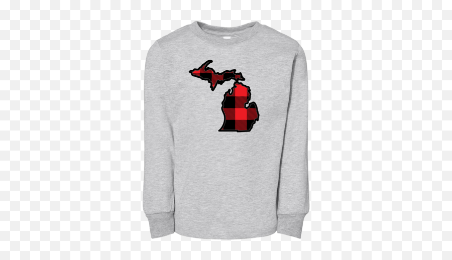 Buffalo Plaid Michigan - Long Sleeve Png,Buffalo Icon Apparel