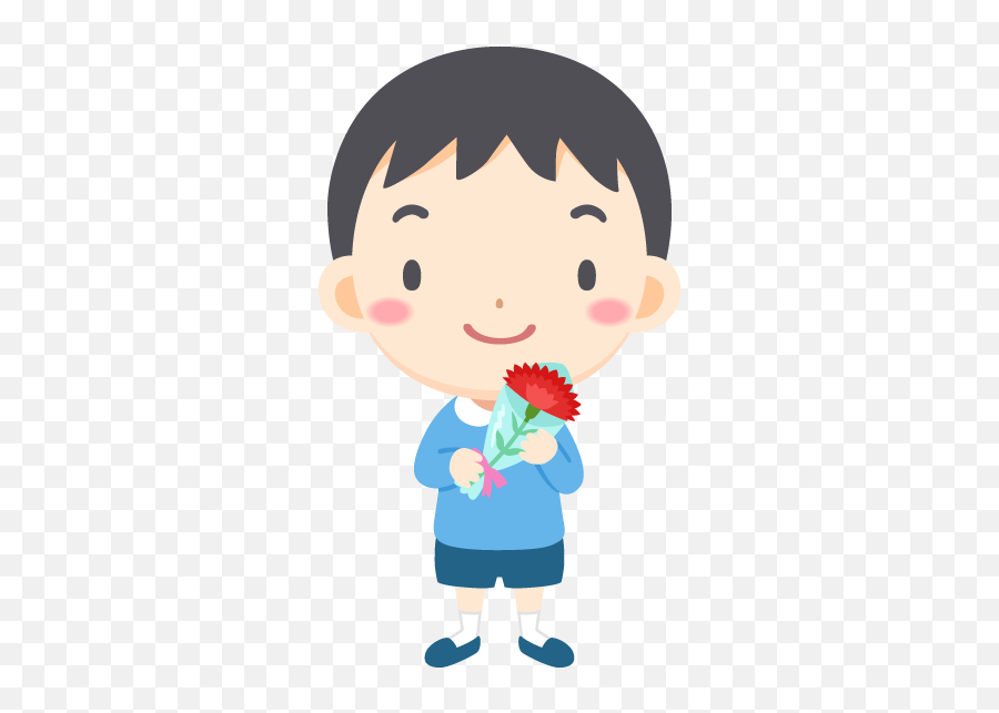 Japanese Motheru0027s Day Boy Carnation Free Png And Vector - Happy Mothers Day Cartoon Animation,Baby Boy Png