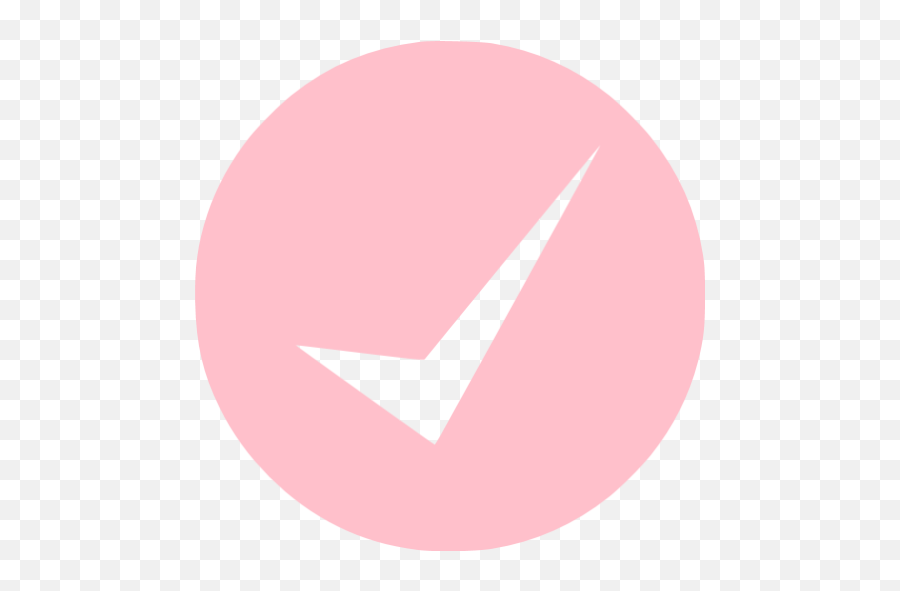 Pink Check Mark 11 Icon - Free Pink Check Mark Icons Pink Check Icon Png,Phone With Check Mark Icon