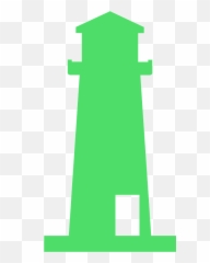 Lighthouse Silhouette - Free Vector Silhouettes Creazilla Clip Art Black And White png