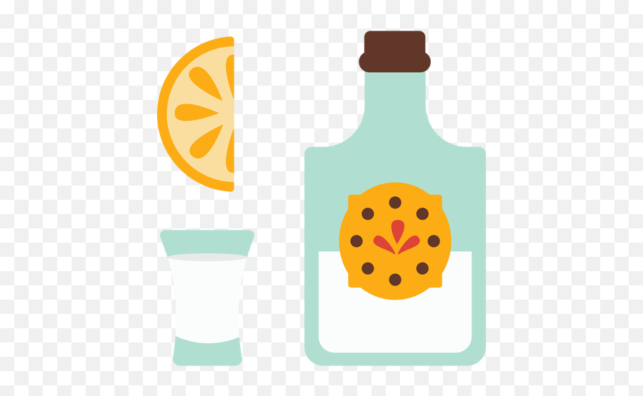 Lemon Slice Graphics To Download - Glass Bottle Png,Lemon Slice Icon