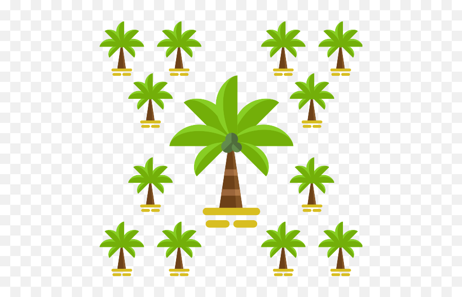 Palm Tree Summer Vector Svg Icon 2 - Png Repo Free Png Icons Palm Oil Tree Icon Simetry,Palmtree Icon