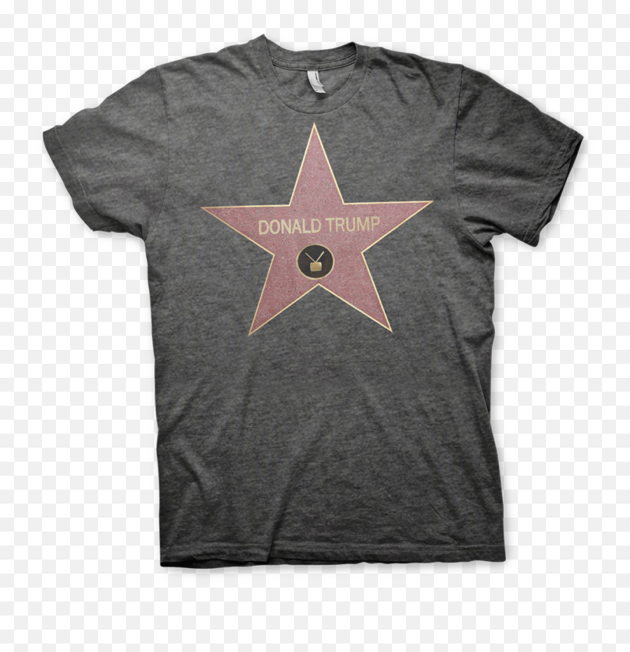 Download Trump Hollywood Star T Shirt - Hollywood Star T T Shirt Png,Hollywood Star Png
