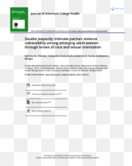 Pdf Double Jeopardy Intimate Partner Violence - Say No Gcina Mhlophe Poem png