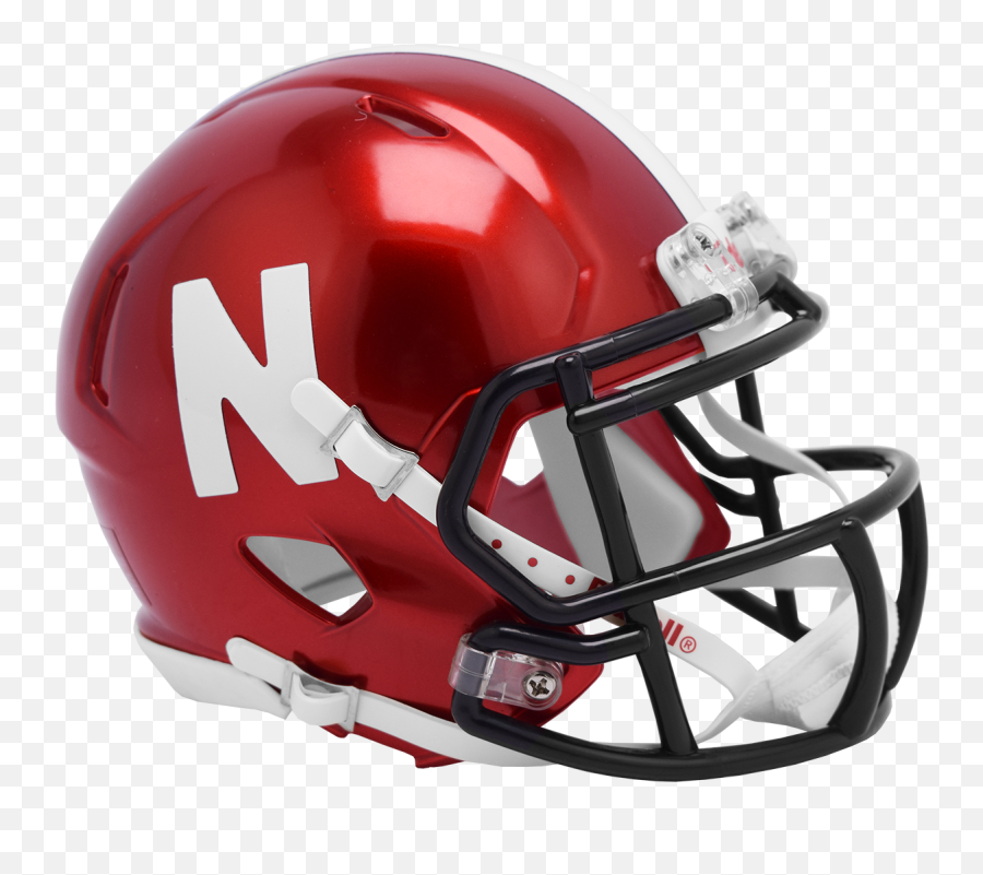 Nebraska Cornhuskers Flash Mini Speed Alternate Design - Washington Football Team Helmet Png,Icon Half Helmet