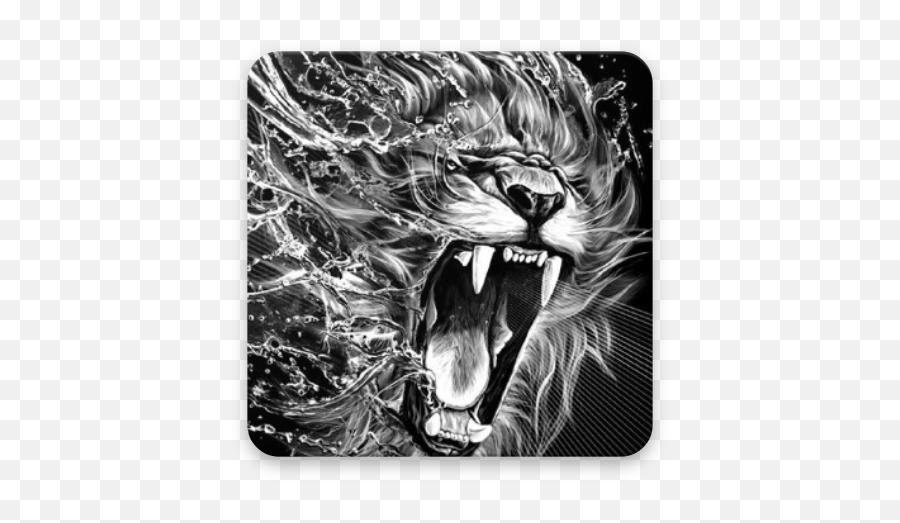Hd Lion Wallpapers 3d Apk 10 - Download Apk Latest Version Lion Screaming Png,3d Icon For Android