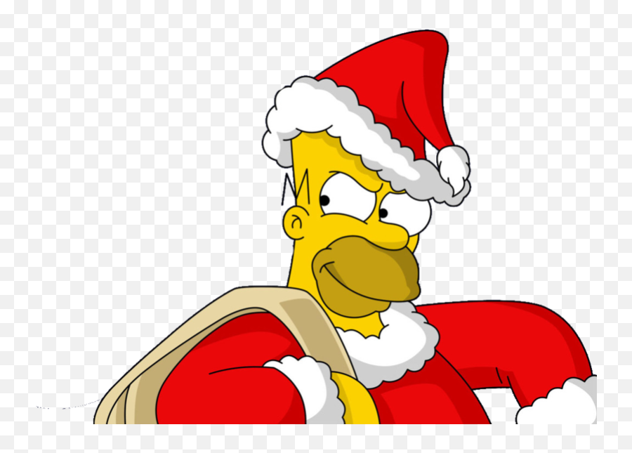 Santa Claus - Homer Simpson Santa Claus Png,Homero Png