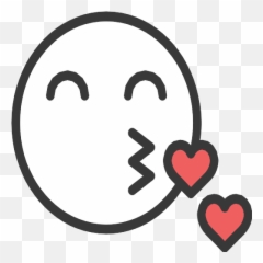 Loving Kiss Smiley Svg Vectors And Icons - PNG Repo Free Happy
