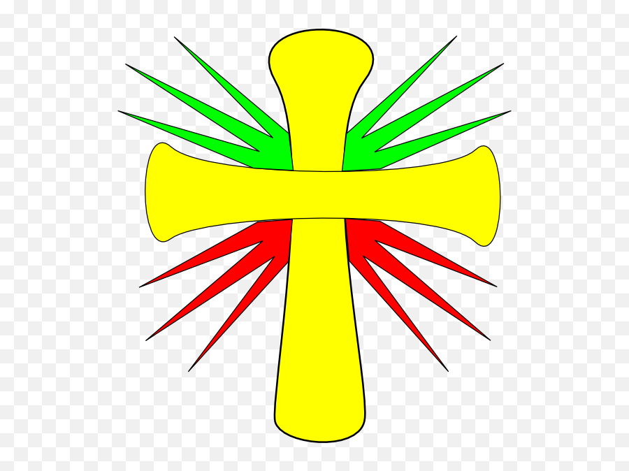 Reggae Cross Clip Art - Vector Clip Art Online Png,Rasta Icon