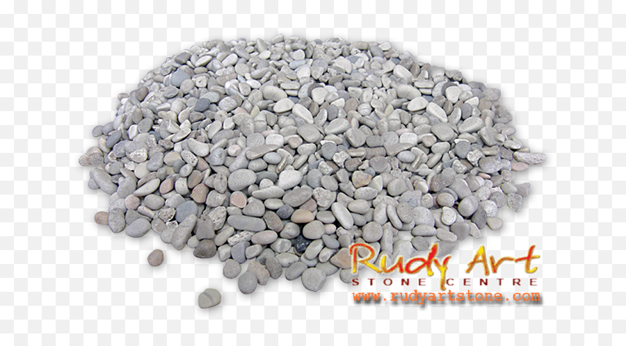 Download White Gravel Image - Pebble Png,Gravel Png