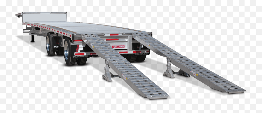 16u0027 Double Ramp Set - 16u0027 X 18 Complete Kit Step Deck Trailer With Ramps Png,Ramp Png