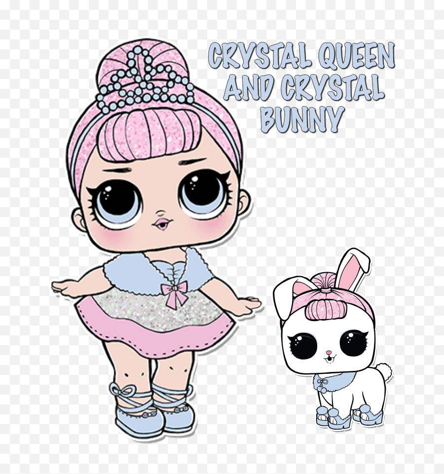 Lol Png - Lol Doll Coloring Pages Page Color Your Lol Crystal Queen Lol Doll,Lol Png