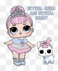 Lol Png - Lol Doll Coloring Pages Page Color Your Lol Crystal Queen Lol Doll,Lol Png