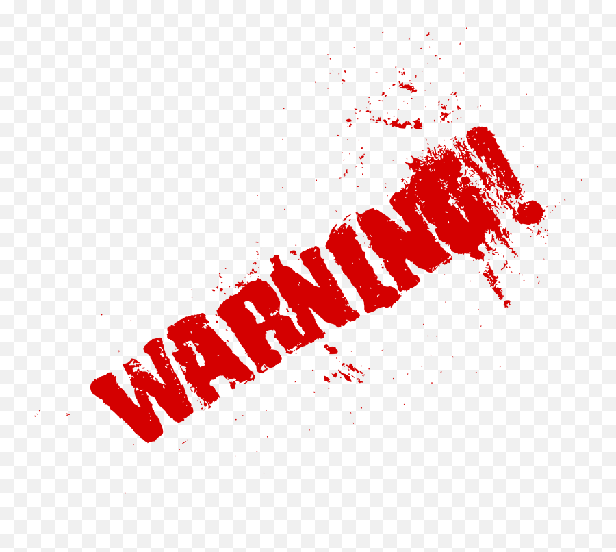 8 Grunge Word Warning Transparent - Download Gambar Warning Png,Word Png