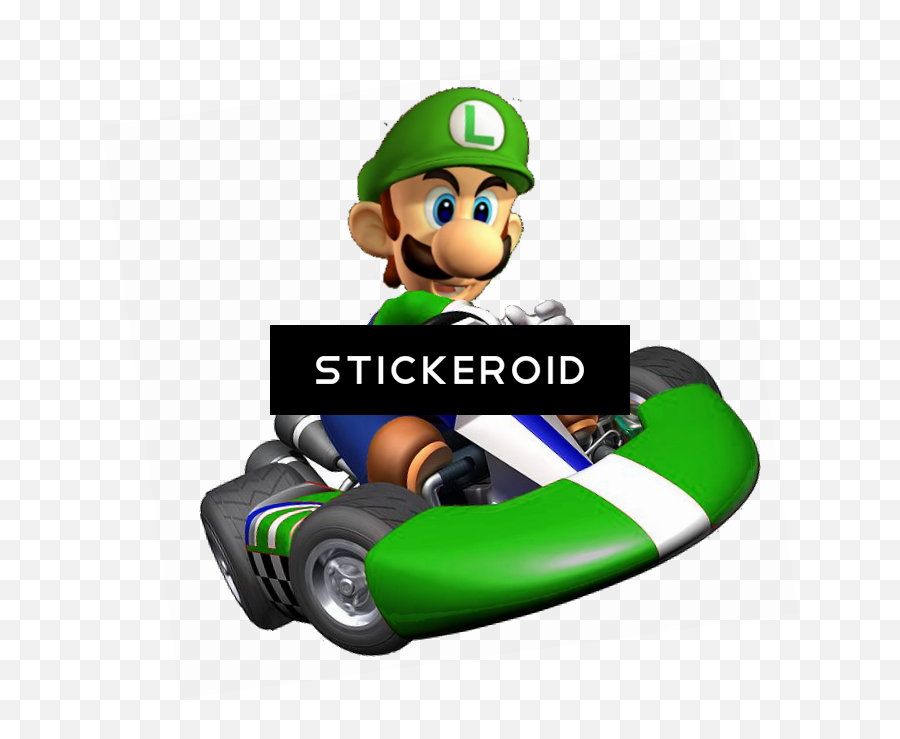 Transparent Mario Kart Luigi - Mario Kart Wii Luigi Png,Super Mario Transparent