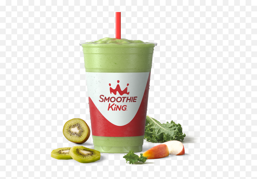 Veggie Apple Kiwi Kale Smoothie King - Hiit Fit Smoothie King Png,Kale Png