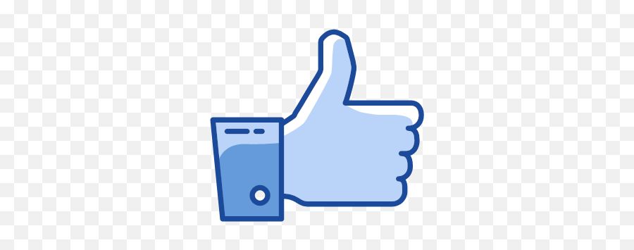 Hand Like Thumbs Up Icon - Facebook Ui Twotone Png,Thumbs Up Logo